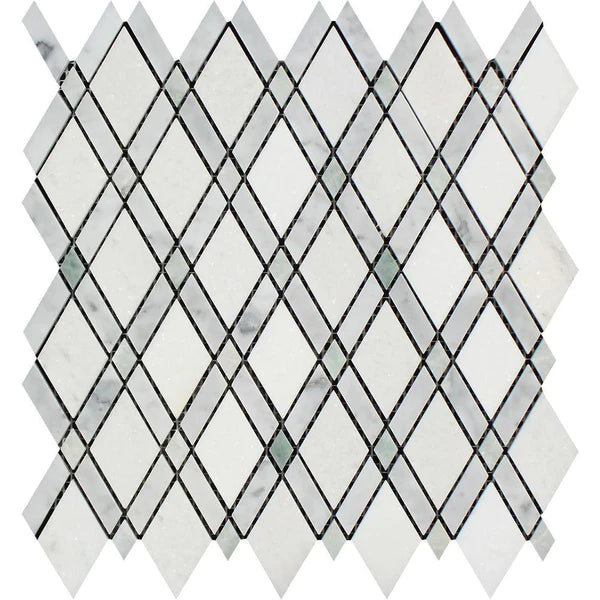 Nesttile Carreau de mosaïque en marbre blanc Thassos Wayfair Canada